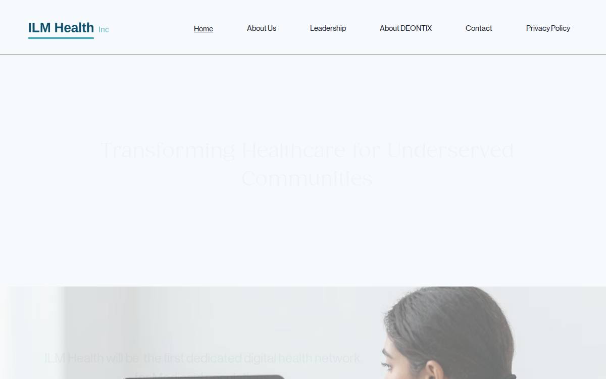 Ilmhealth website preview