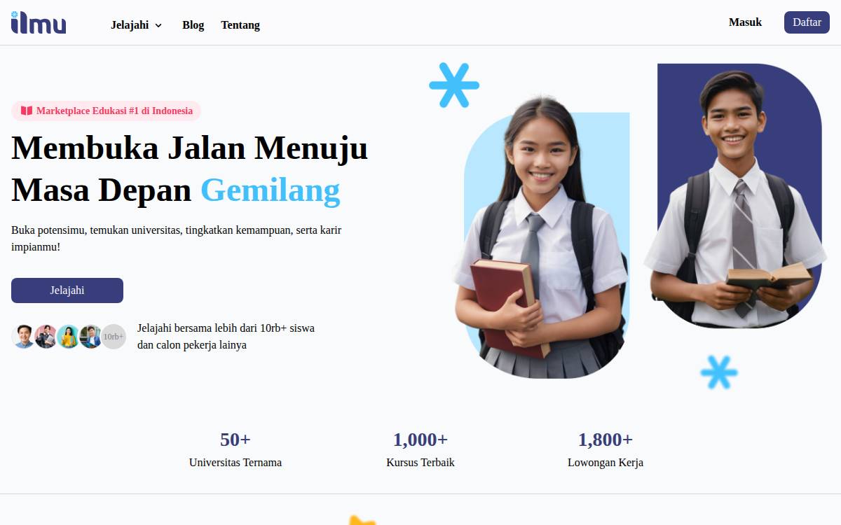 Ilmu website preview