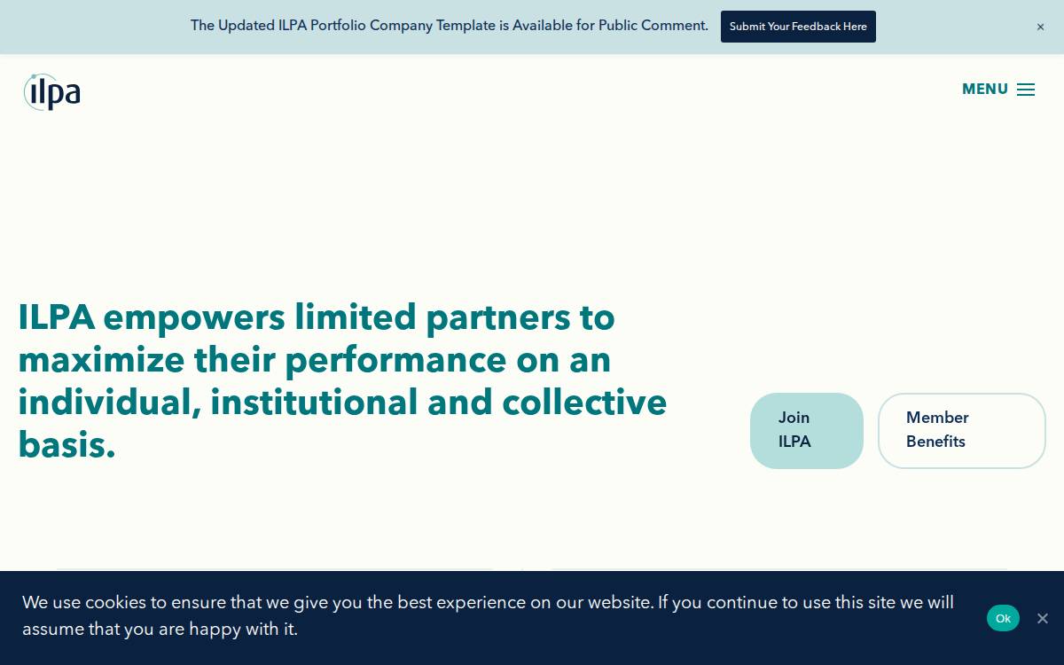 Ilpa website preview
