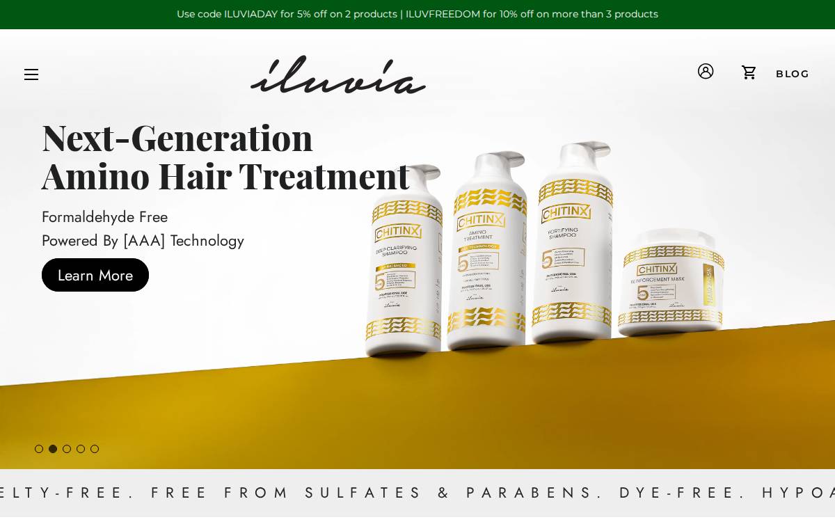 Iluvia website preview