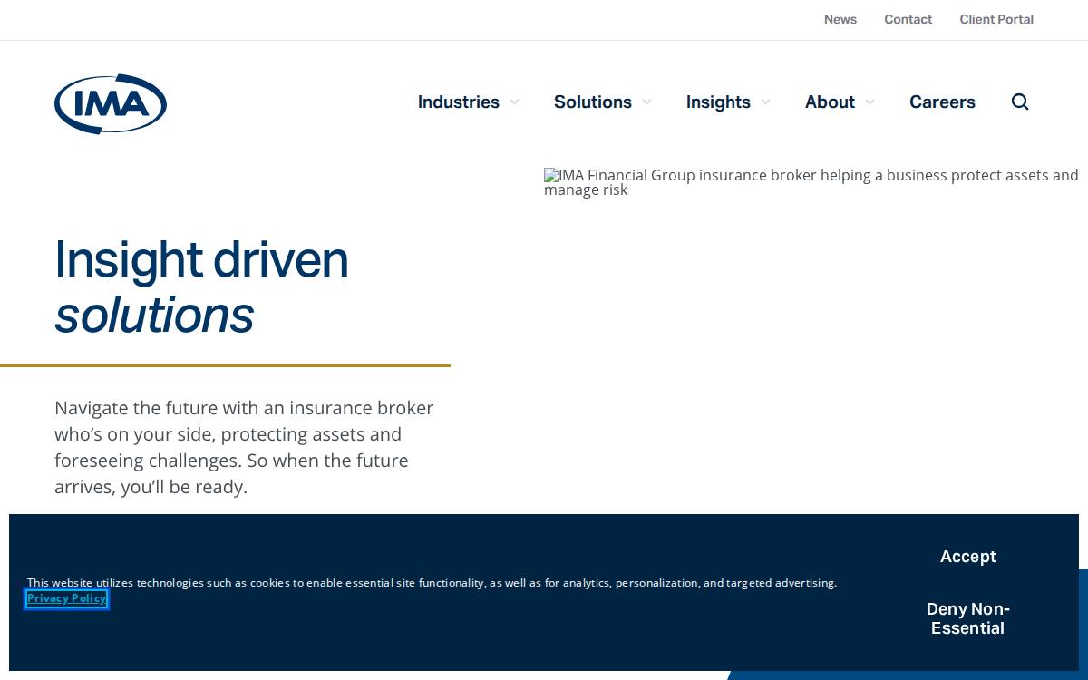 Imacorp website preview