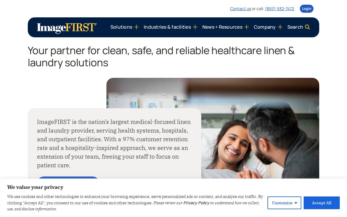 ImageFIRST website preview