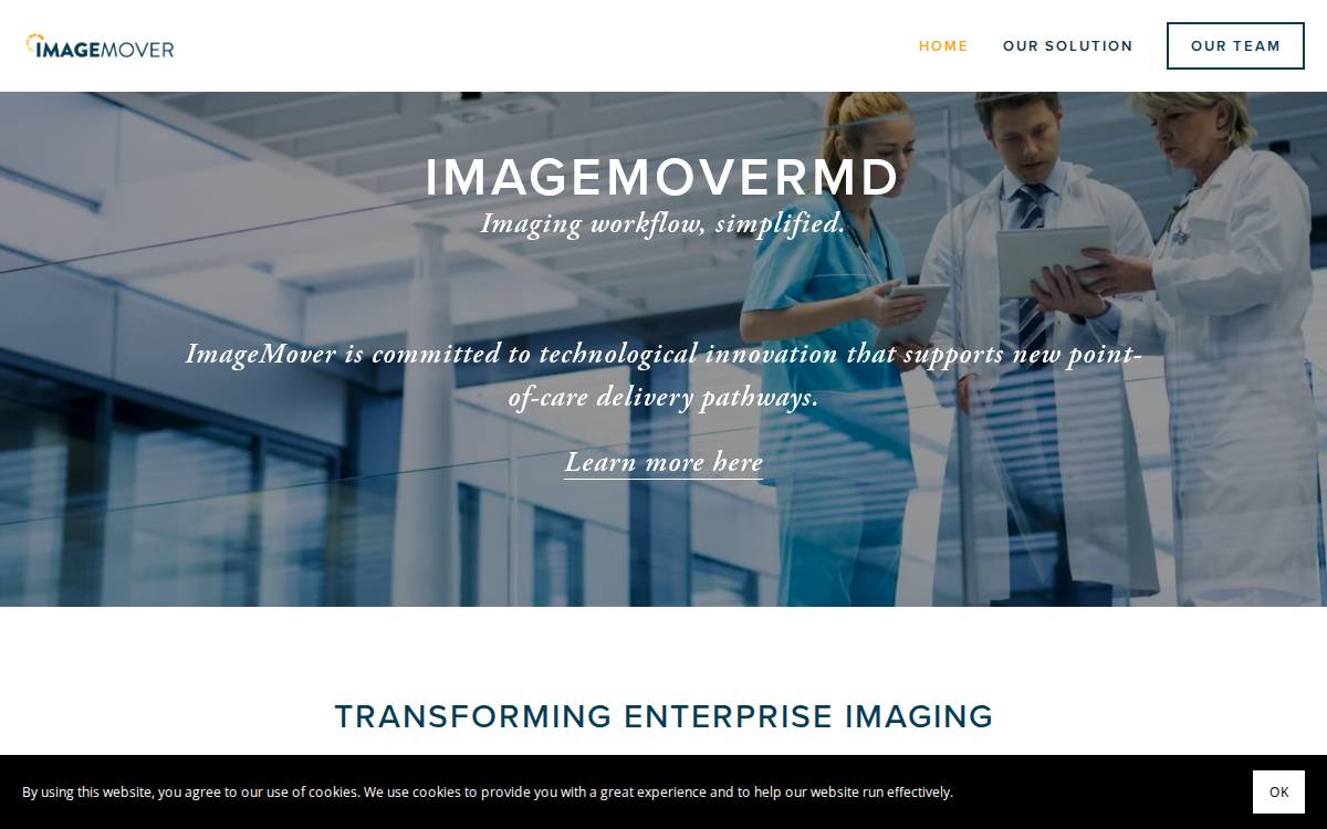 ImageMover MD website preview