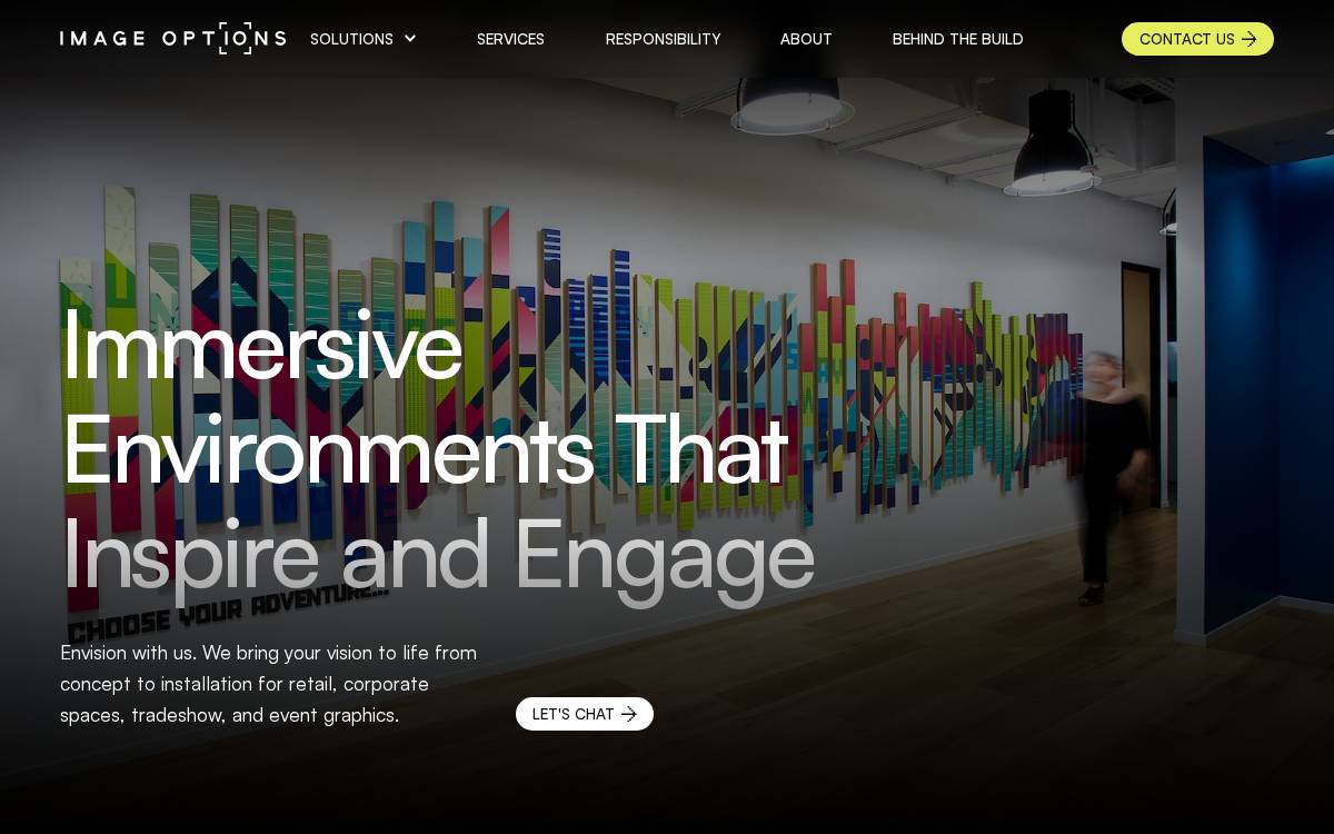 Imageoptions website preview