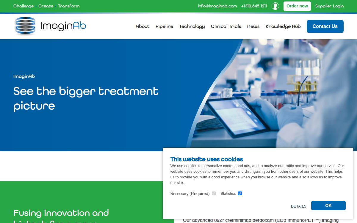 Imaginab website preview