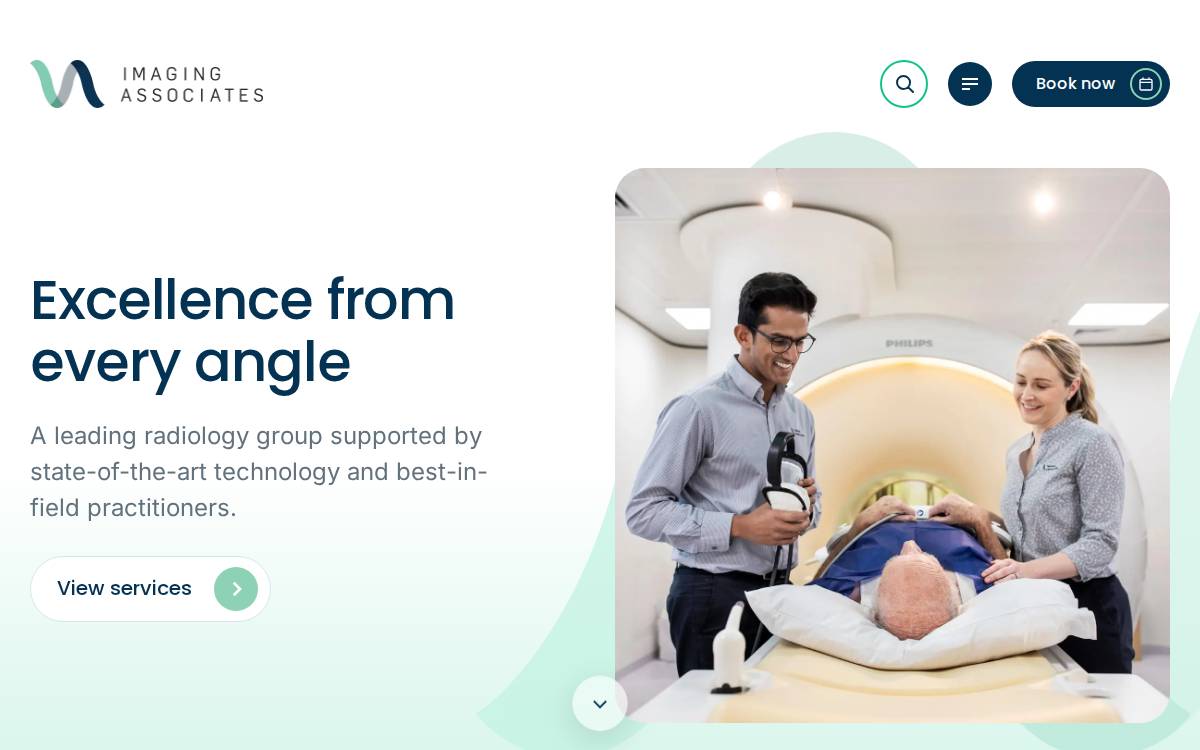 Imaging Associates Group website preview