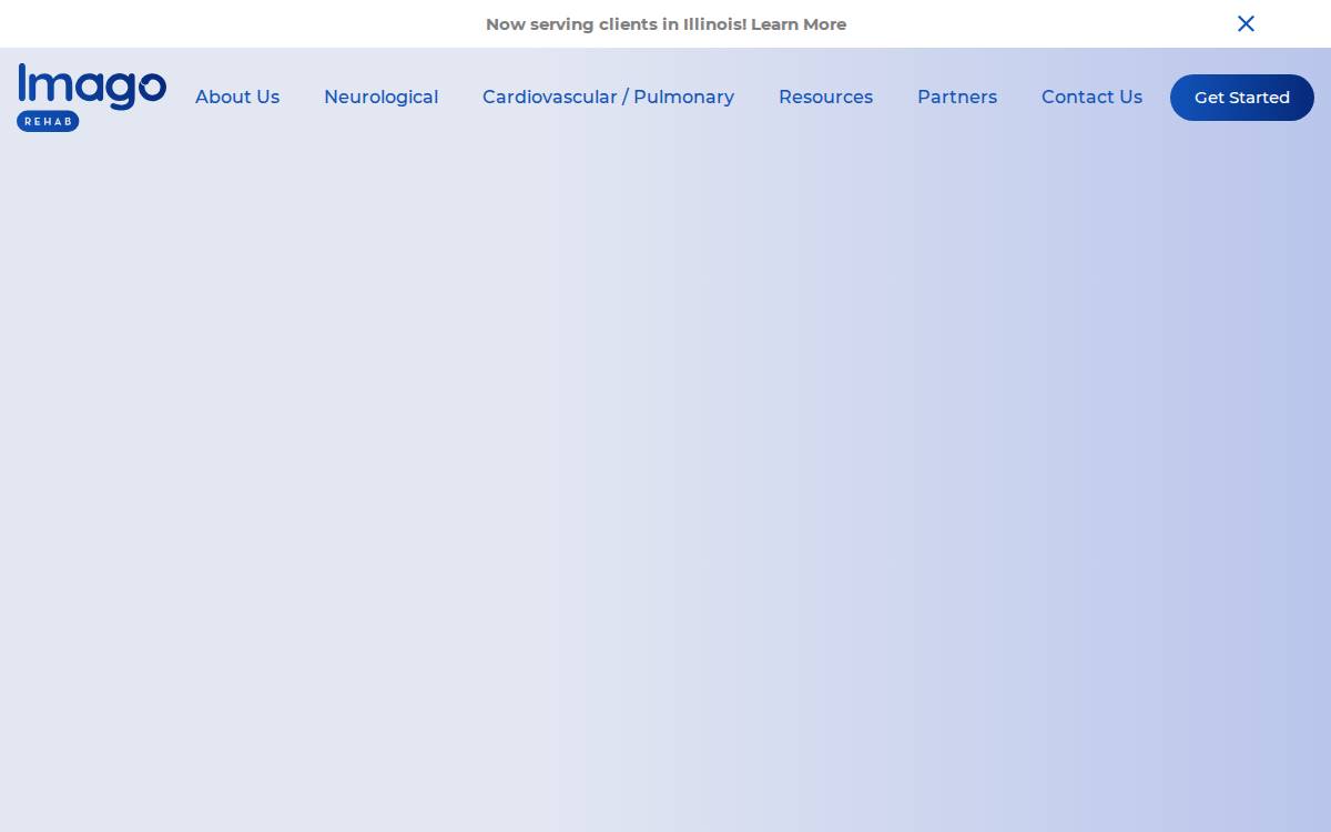Imago Rehab website preview