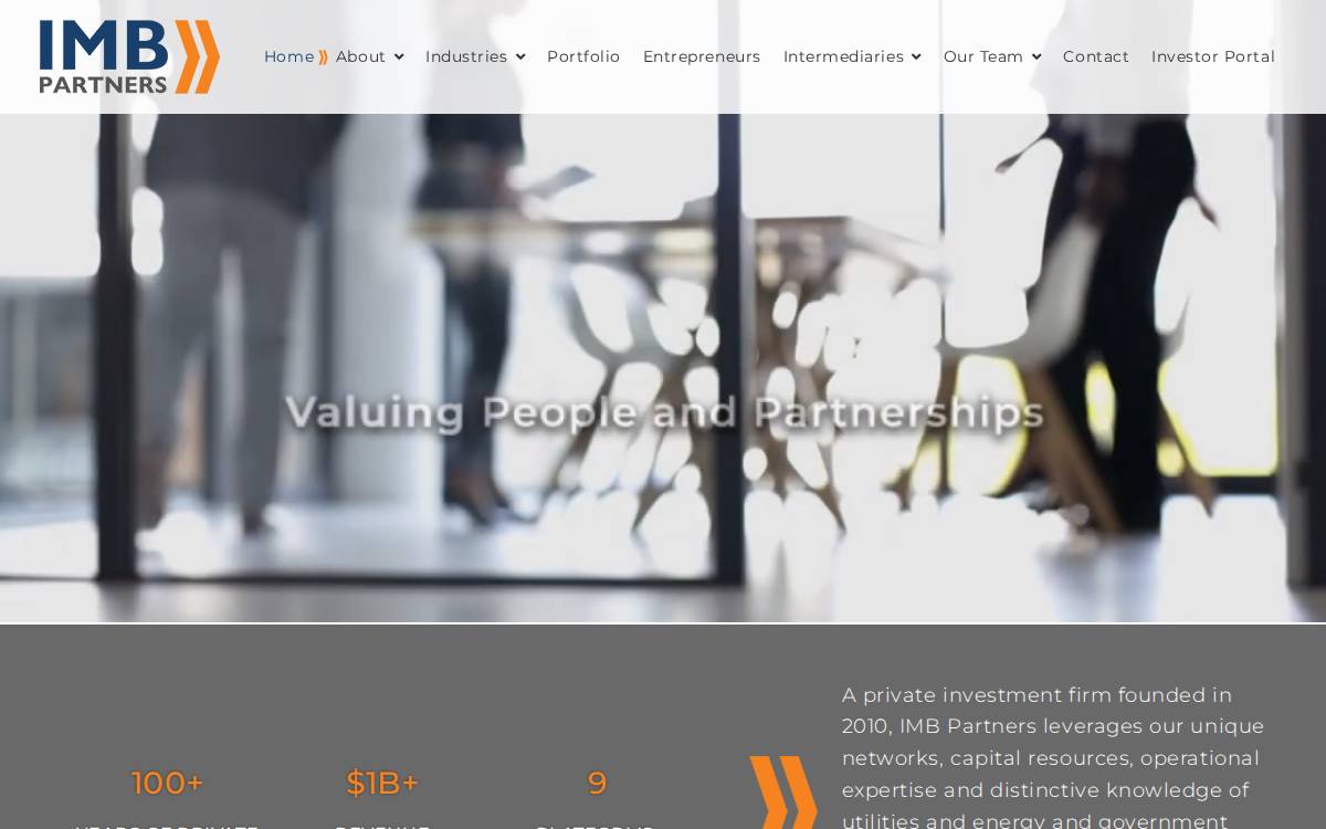 IMB-E&E Acquisition website preview