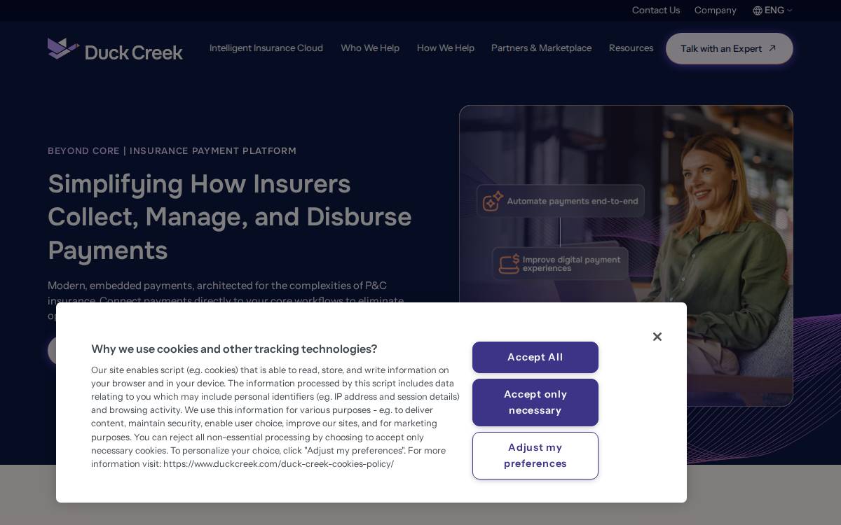 IMburse AG website preview