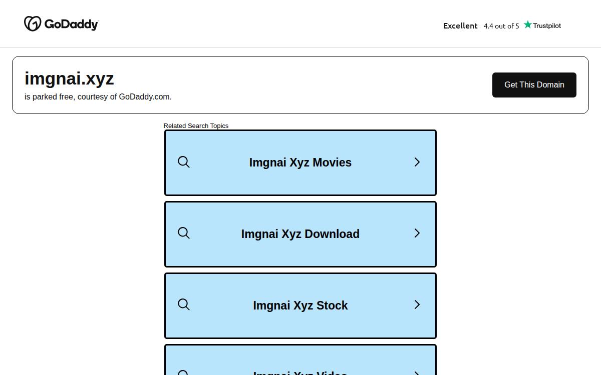 ImgnAI website preview