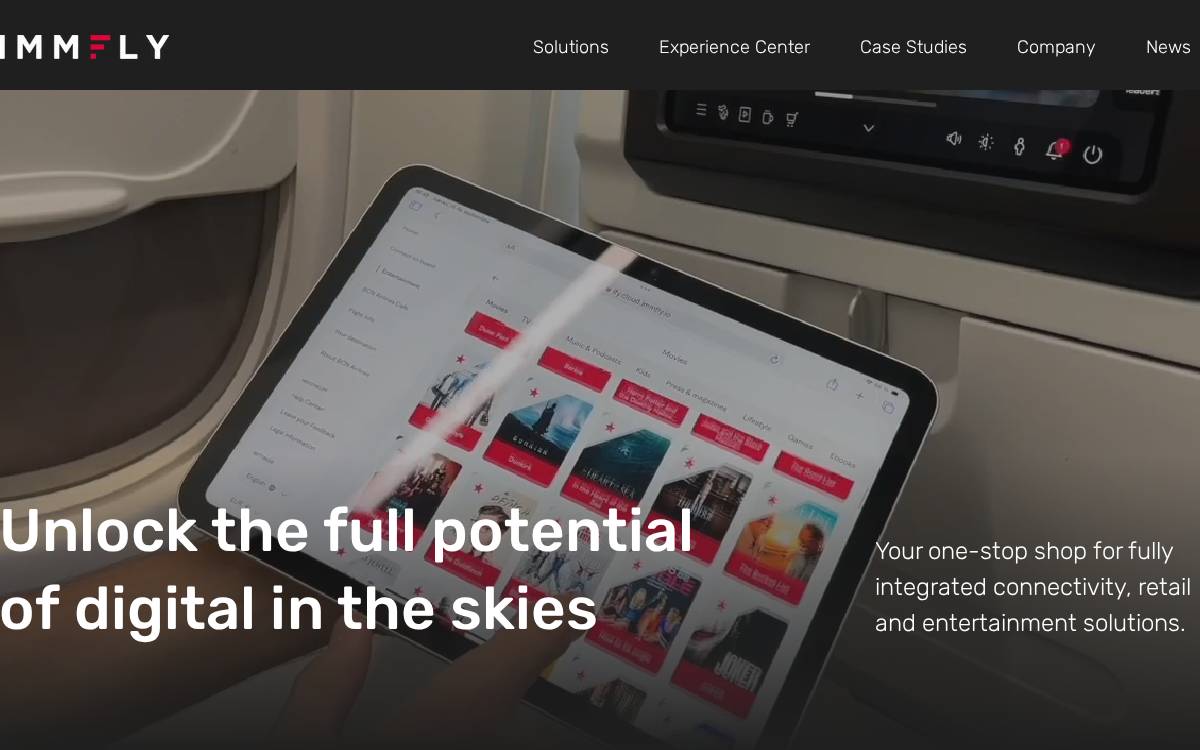 Immfly website preview