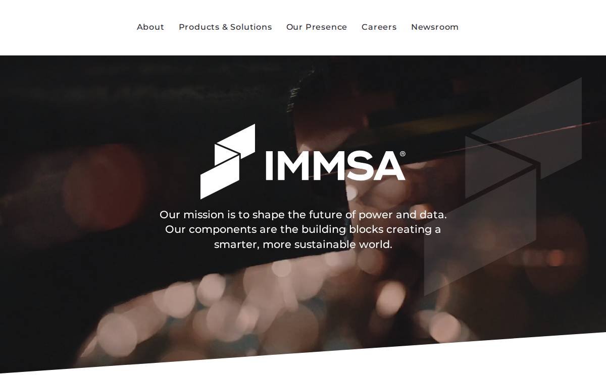 Immsa website preview