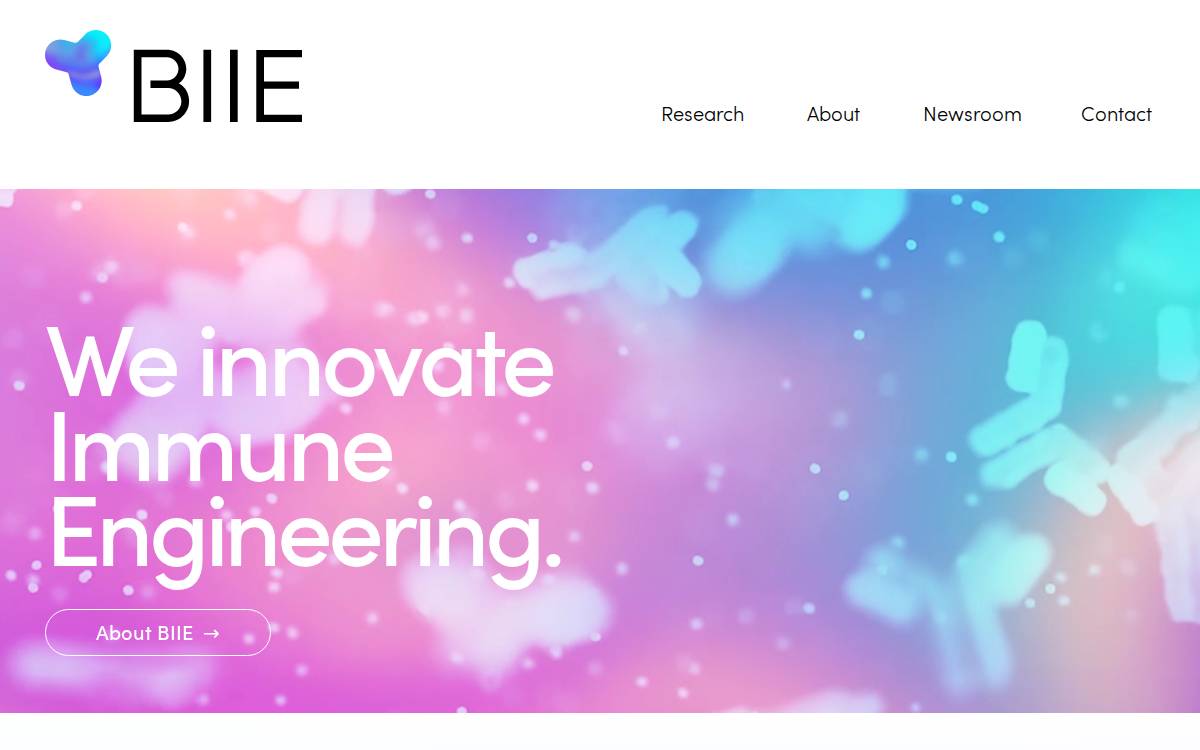 Immune website preview