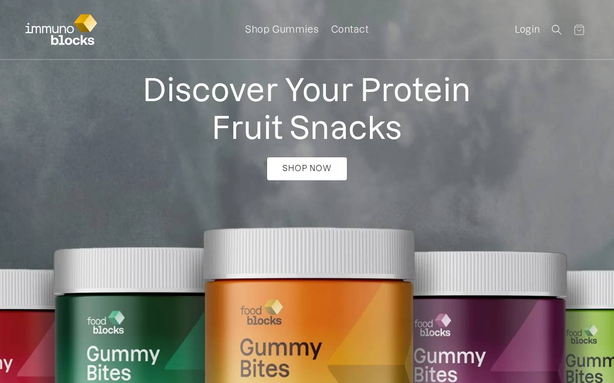 Immunoblocks website preview