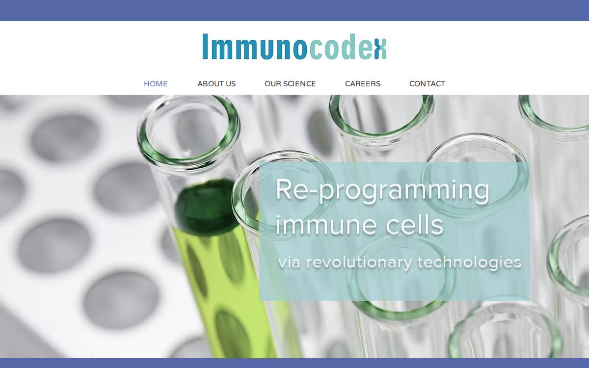 Immunocodex website preview