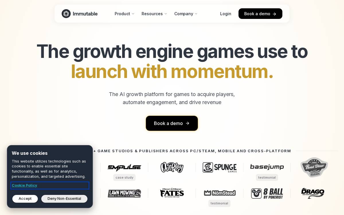 ImmutableX website preview