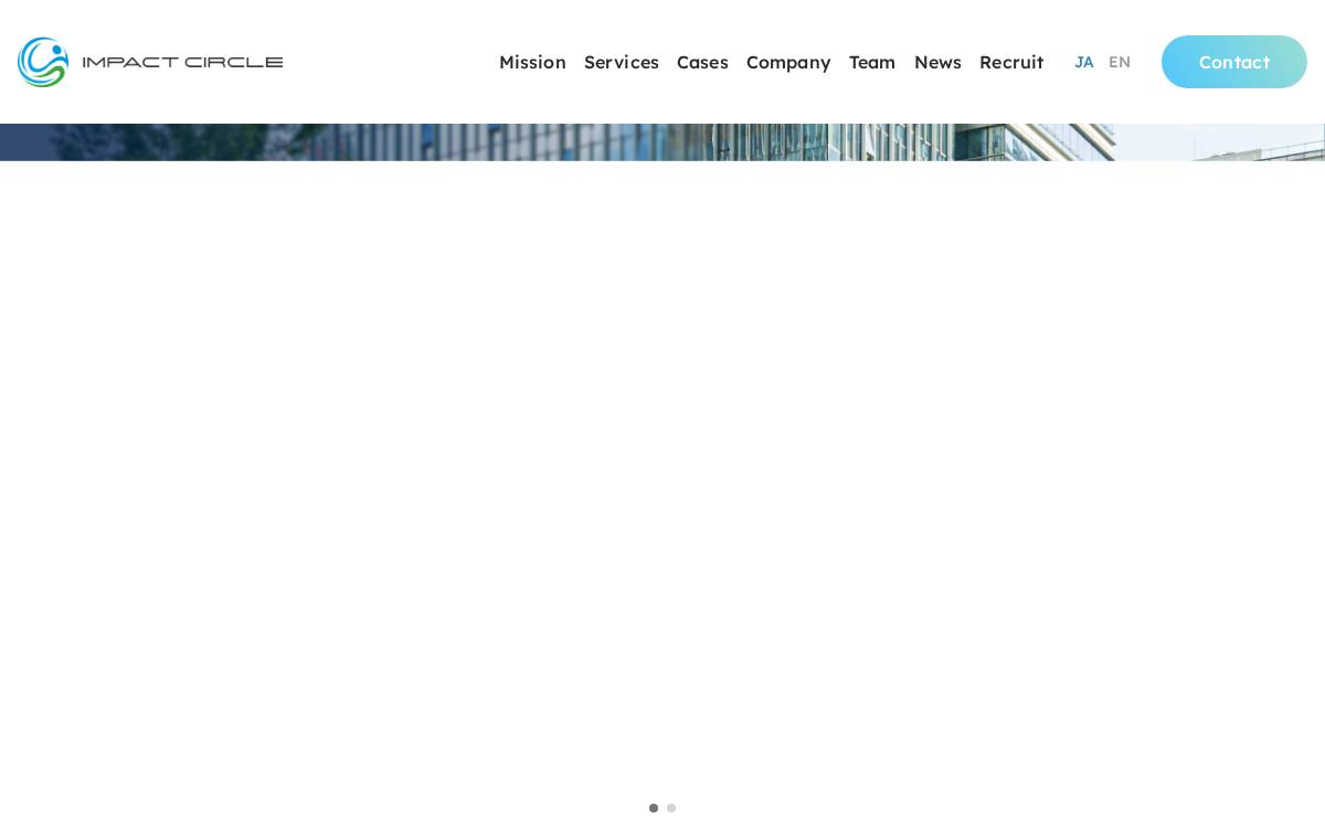 Impact Circle website preview