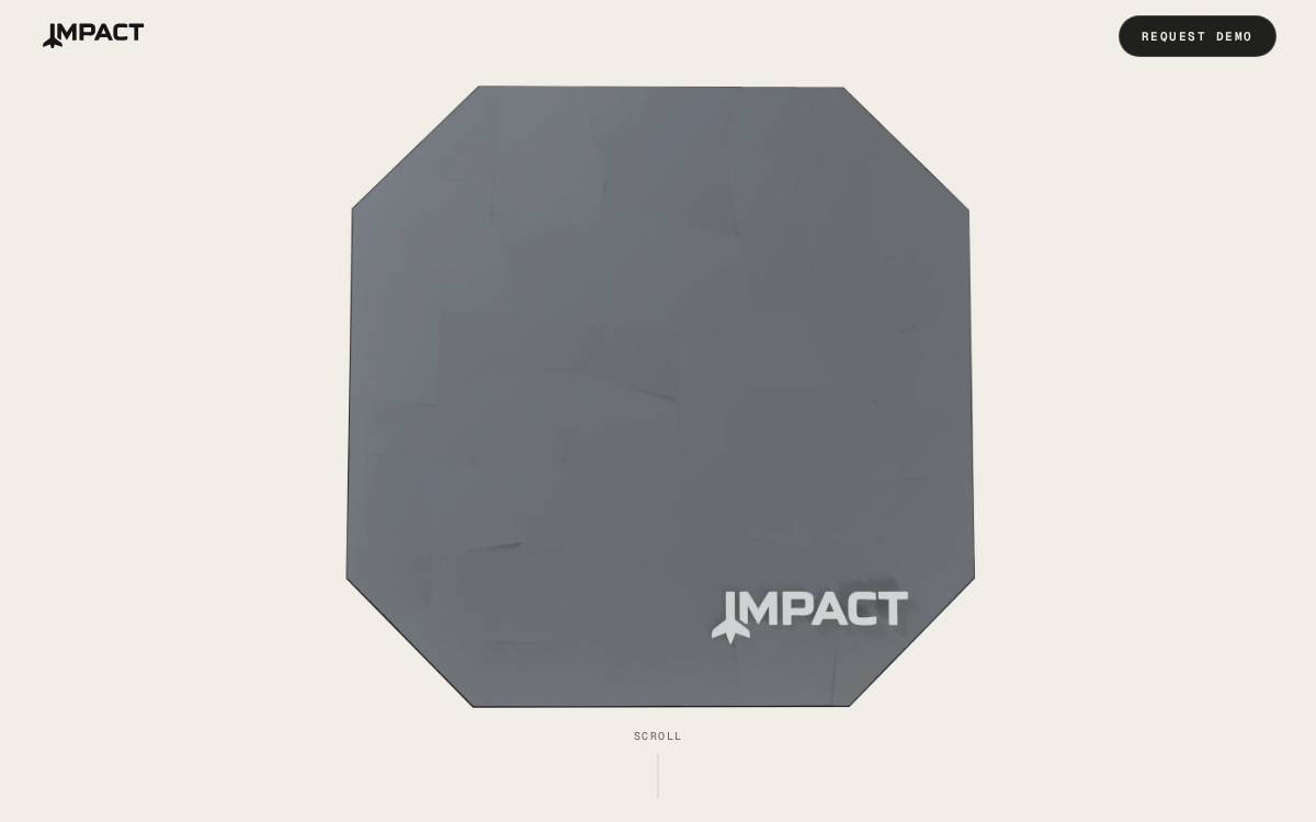 IMPACT Drones website preview