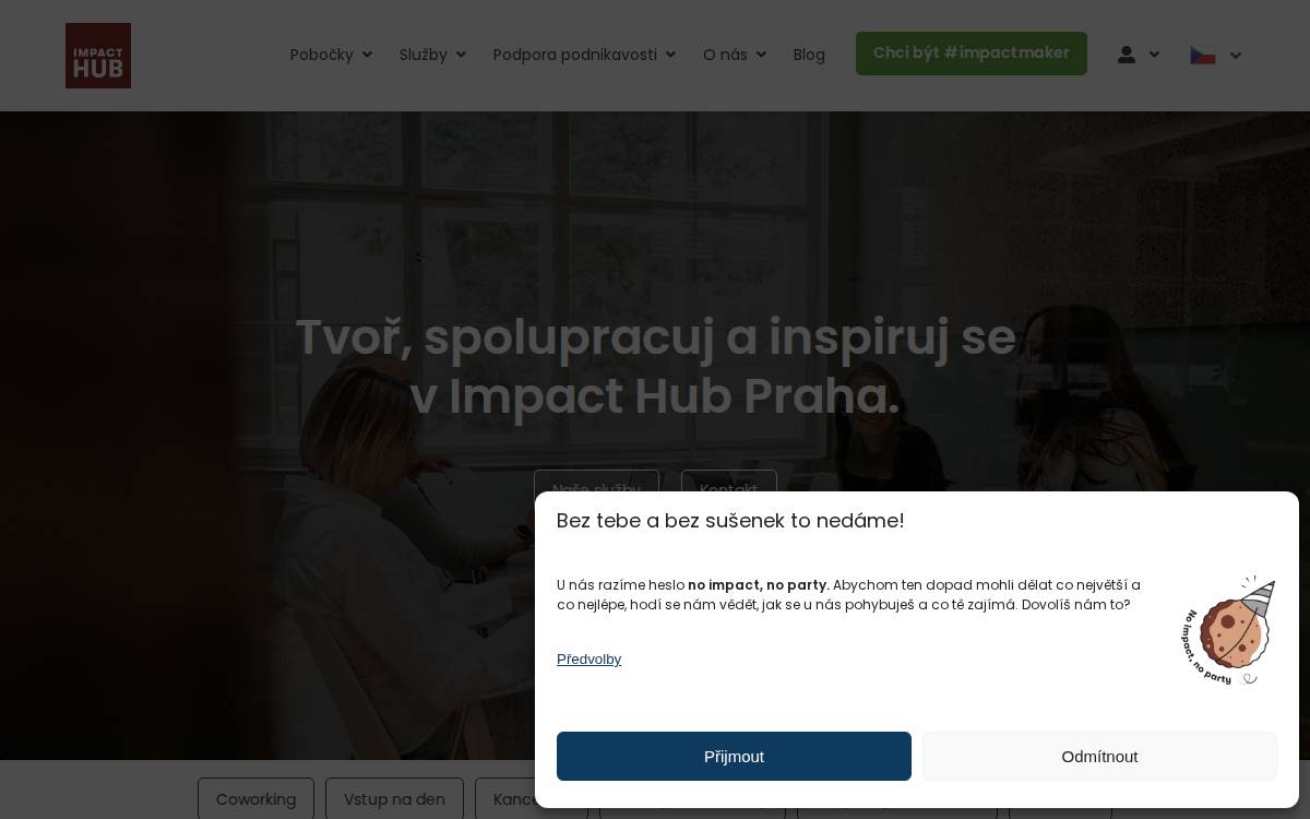 Impact Hub Czech Republic website preview