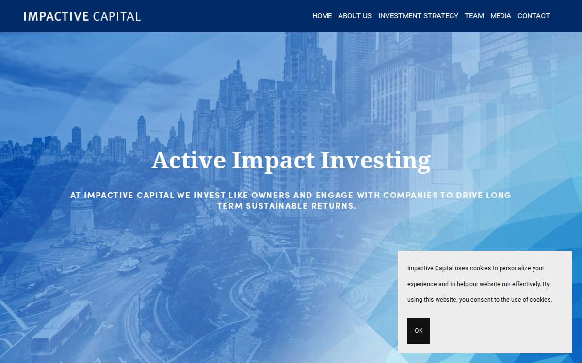 Impactive Capital website preview