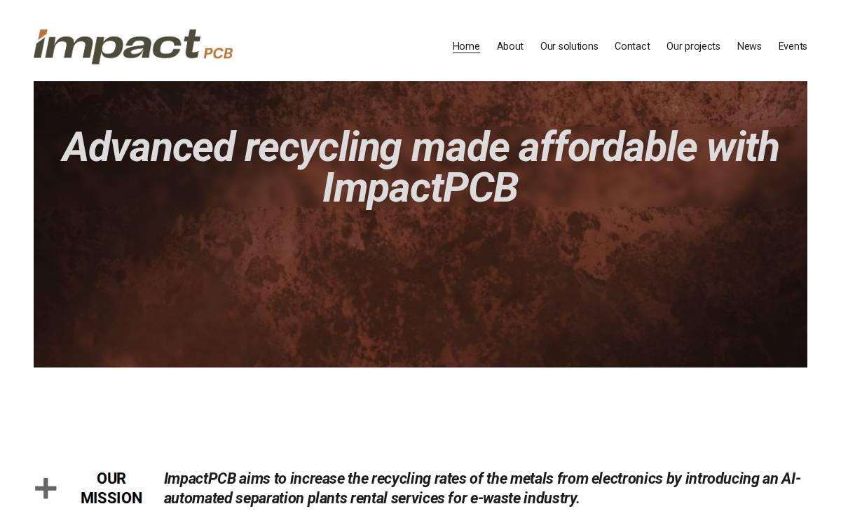 ImpactPCB website preview