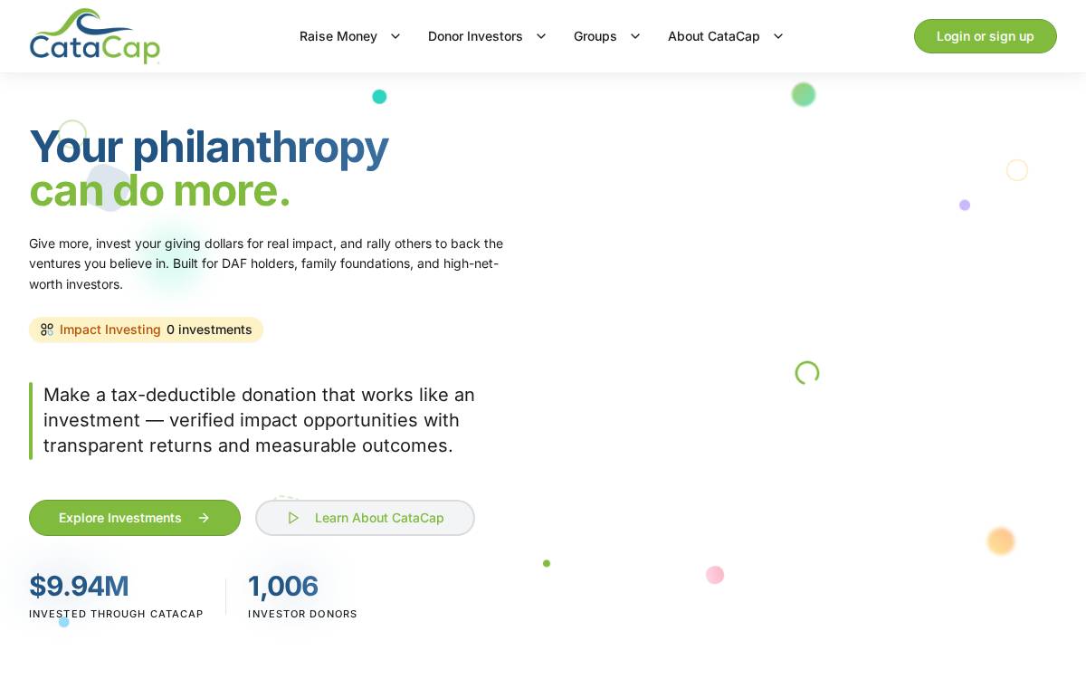 Impactree website preview