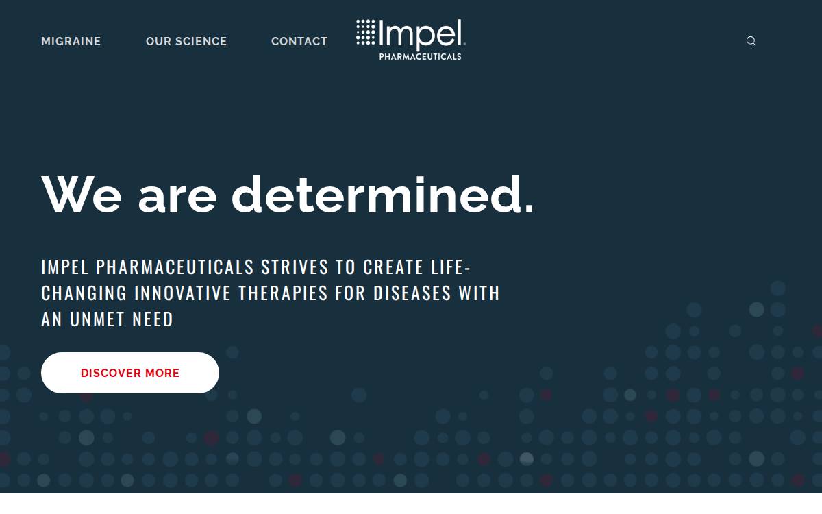 Impel Neuropharma website preview