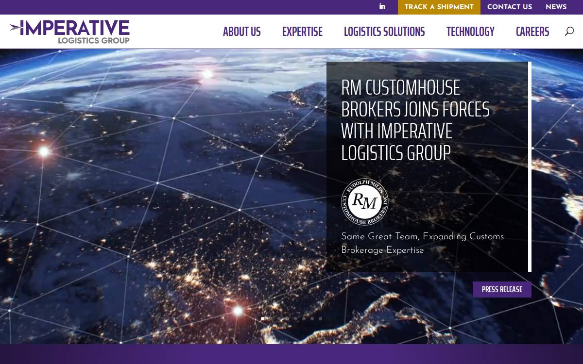 Imperative Logistics Group website preview