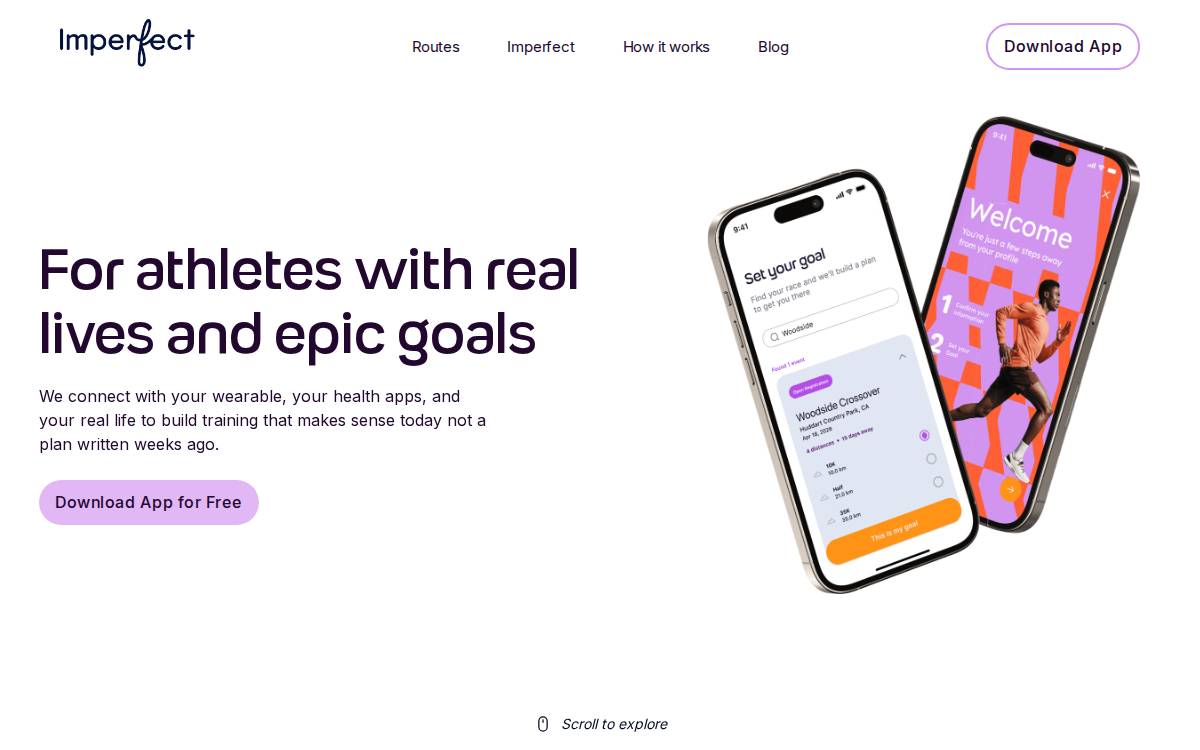 Imperfect website preview