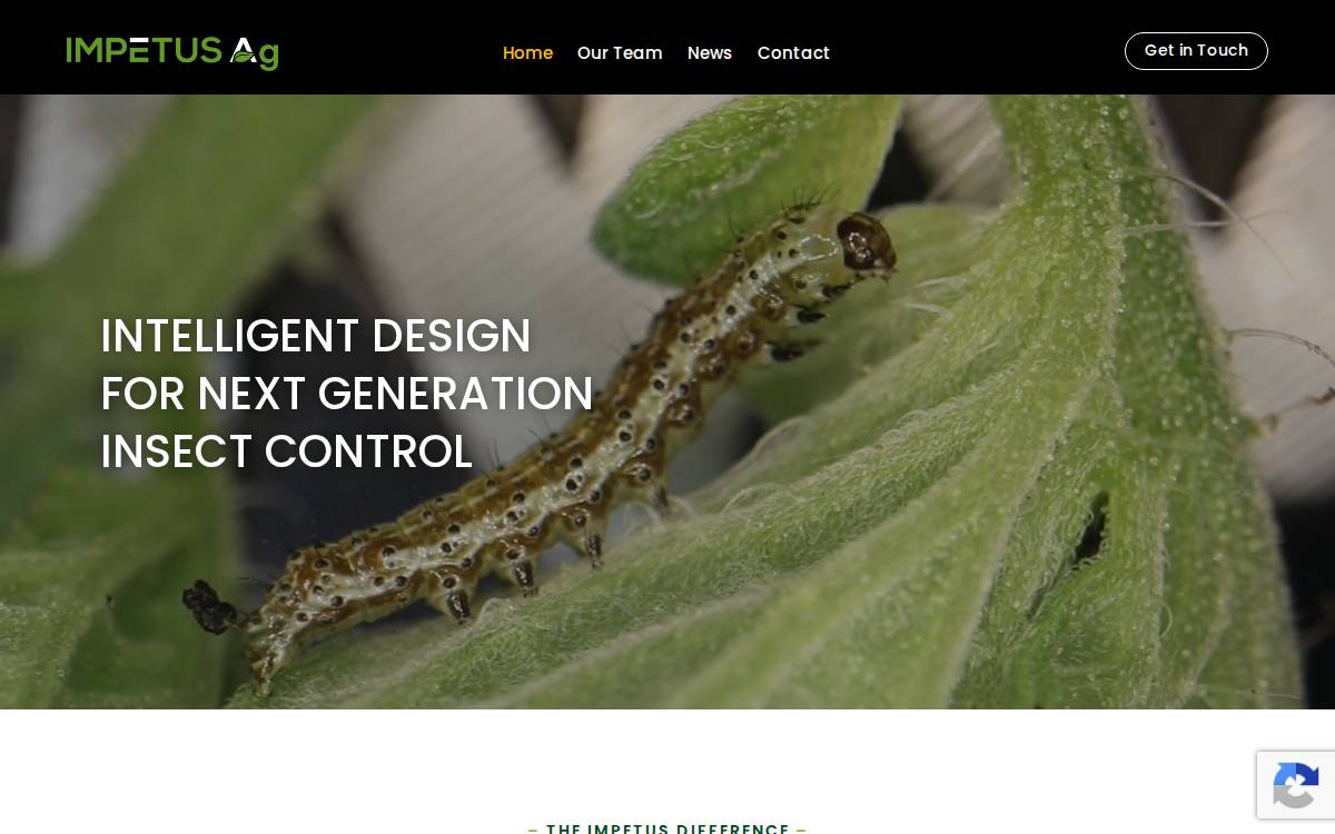 Impetus Agriculture website preview