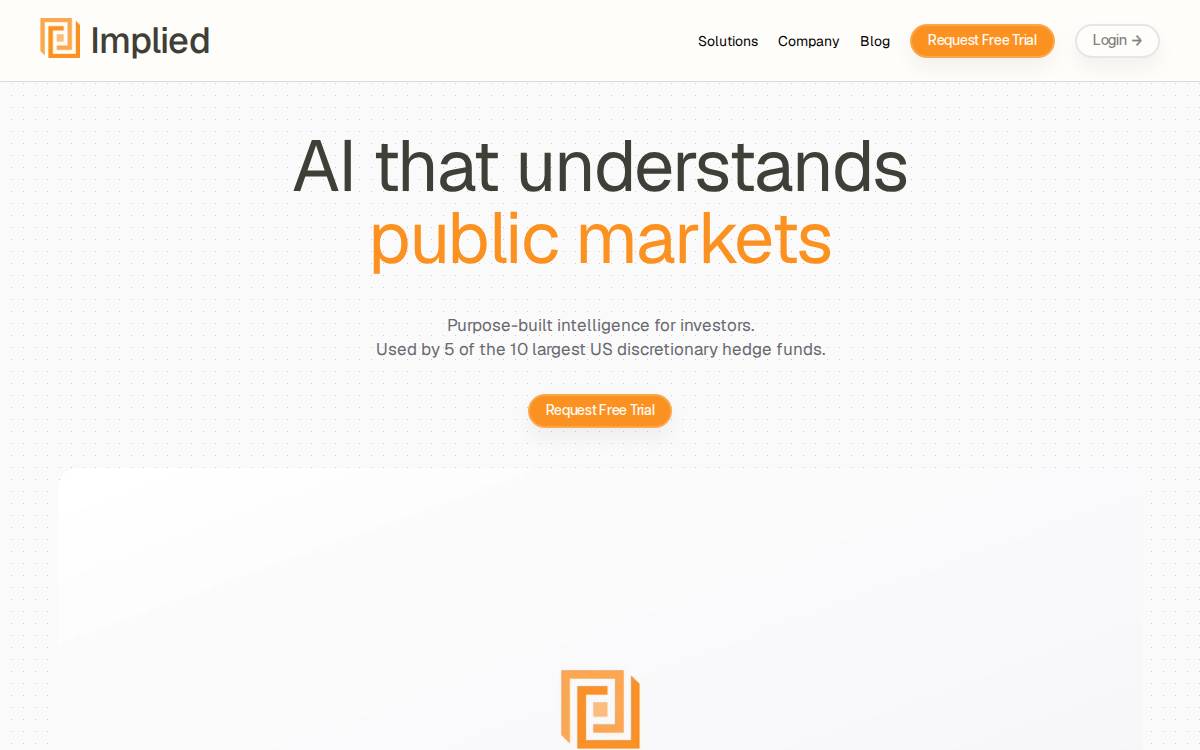 Implied FinTech San Francisco website preview
