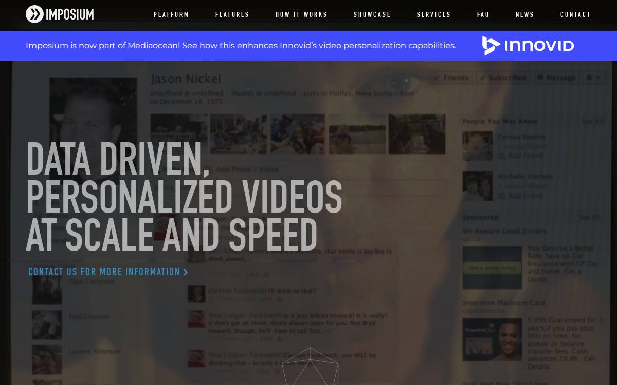 Imposium website preview