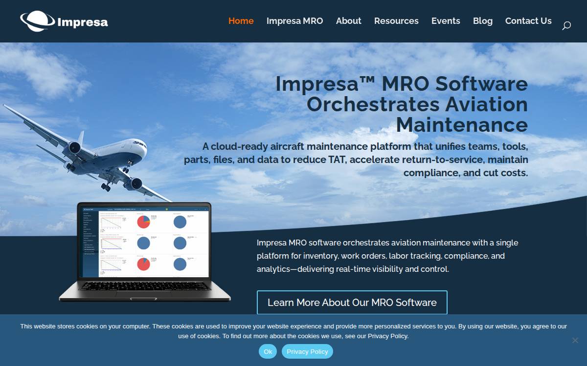 Impresa website preview