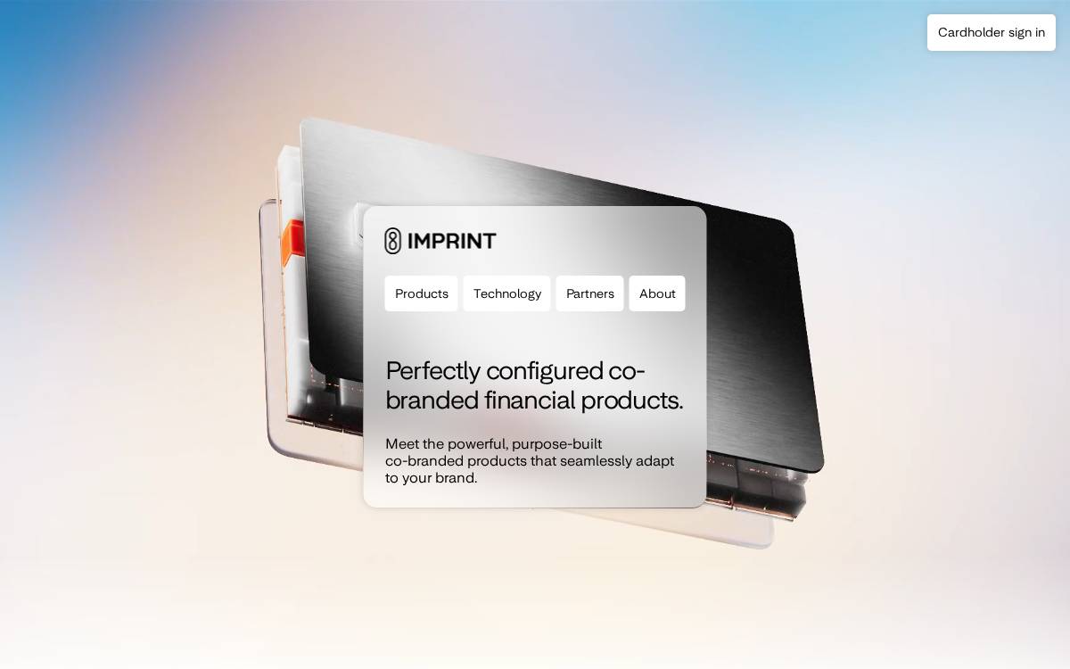 Imprint website preview