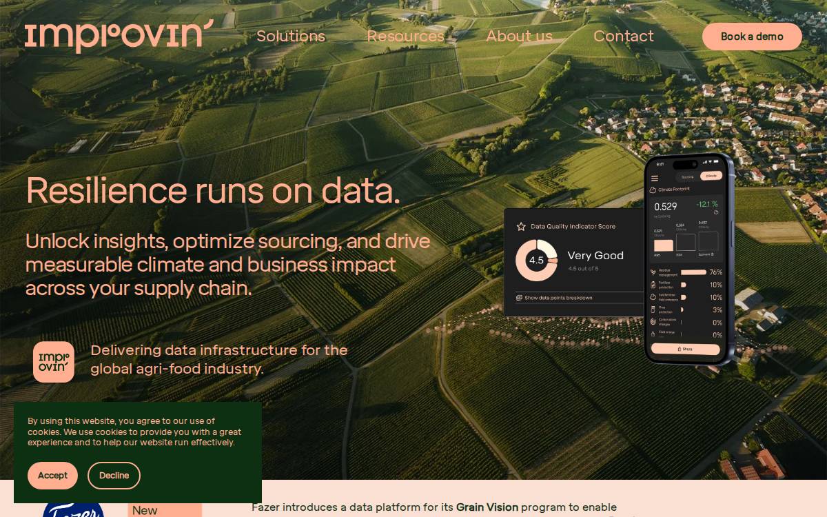 Improvin' website preview