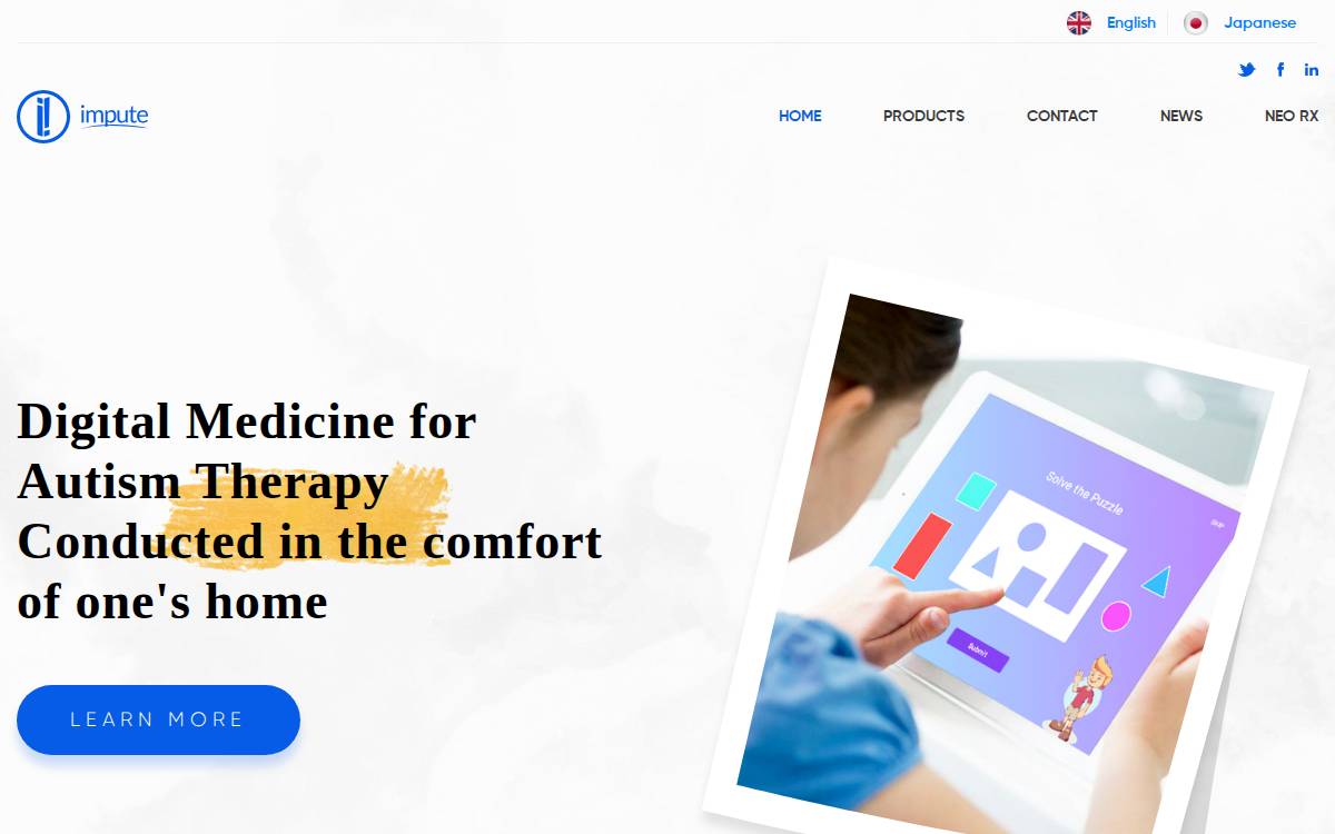 株式会社IMPUTE website preview