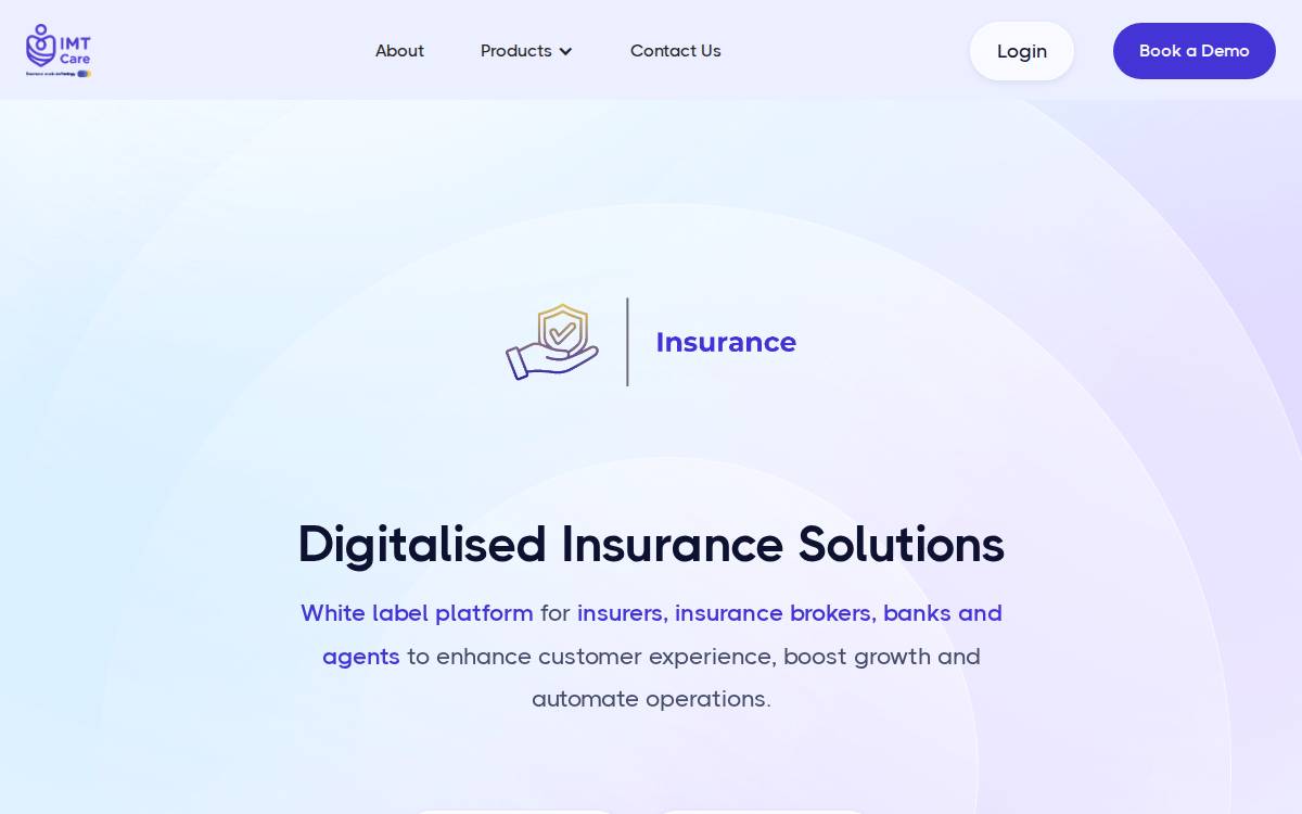 IMT Care website preview
