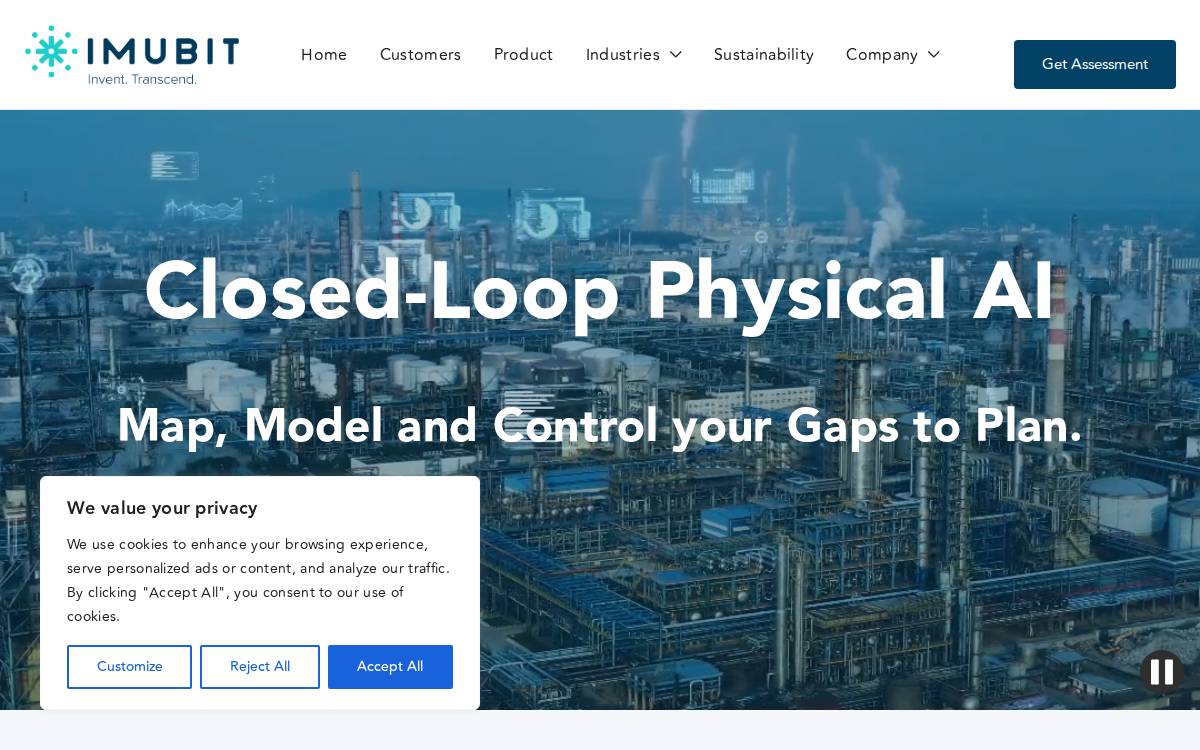 Imubit website preview