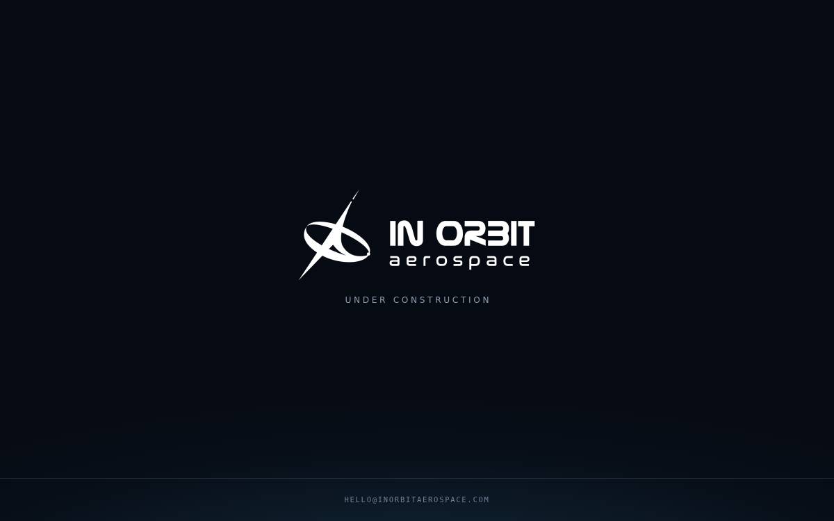 In Orbit Aerospace website preview