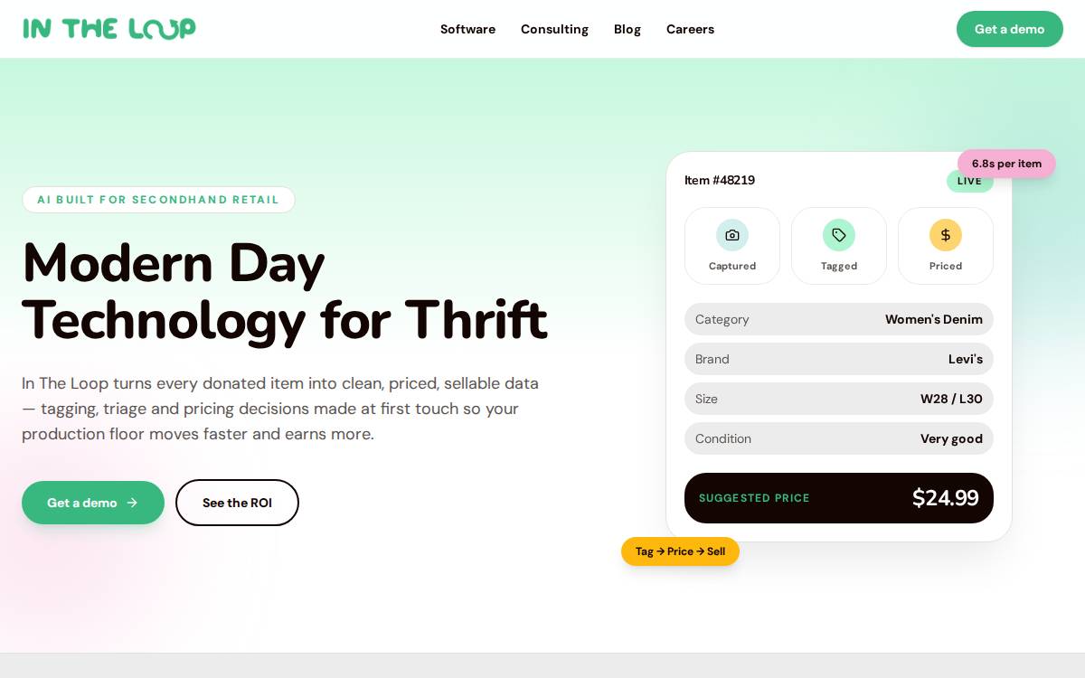 In The Loop website preview