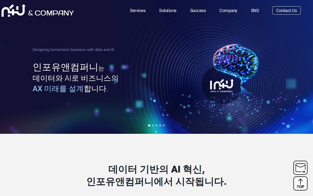 In4Ucloud website preview