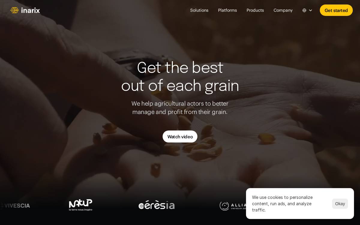 Inarix VENTURE CAPITAL website preview