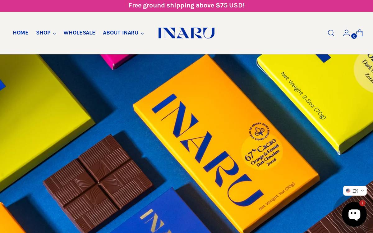 Inaru website preview