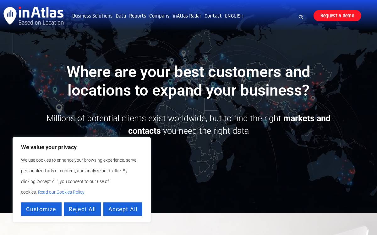 Inatlas website preview