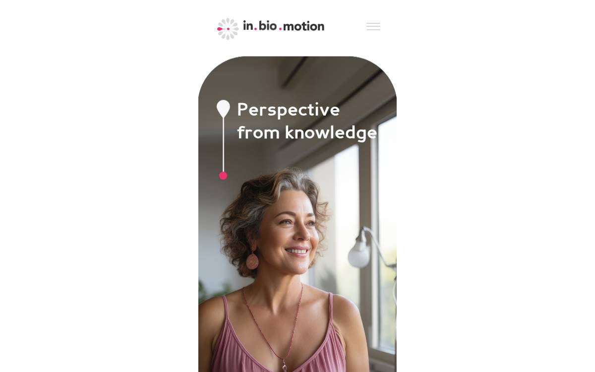 Inbiomotion website preview
