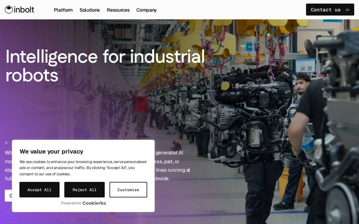 Inbolt website preview