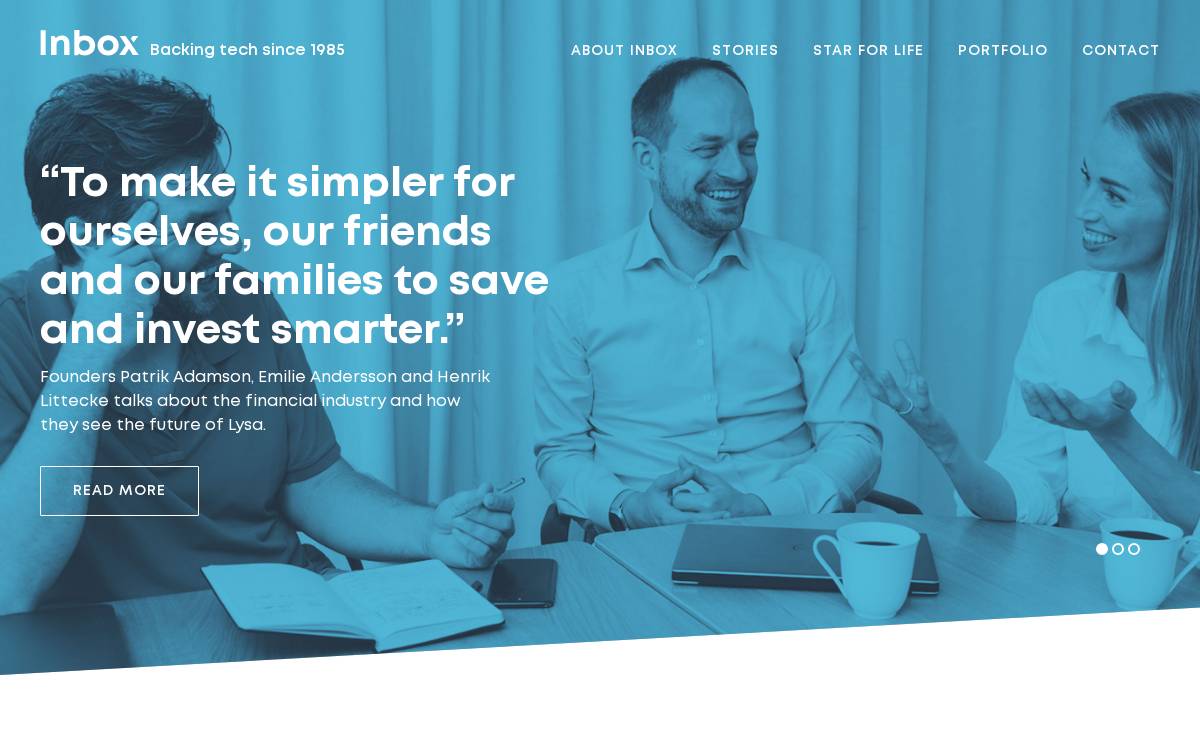 Inbox Capital website preview