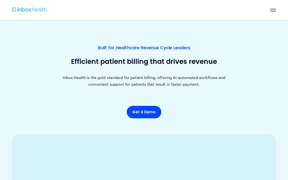 InBox Health Corp. website preview