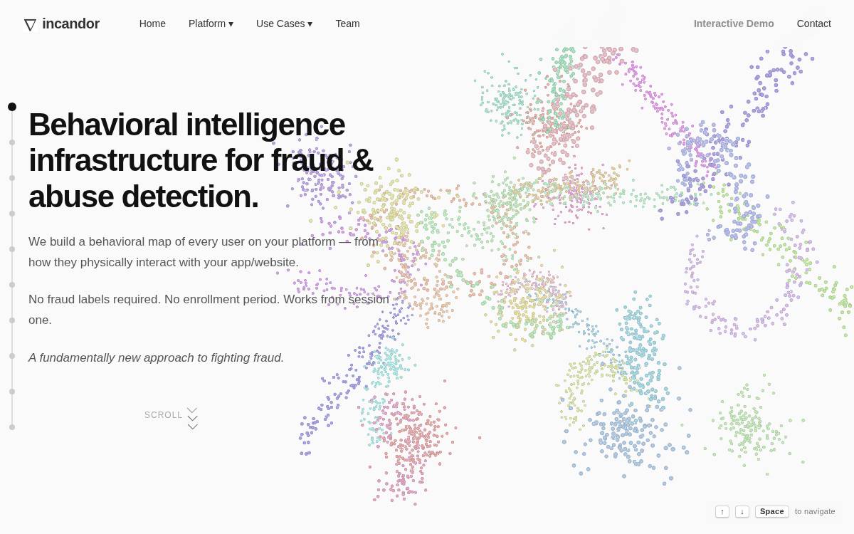 Incandor website preview