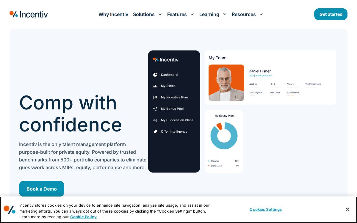 Incentiv website preview